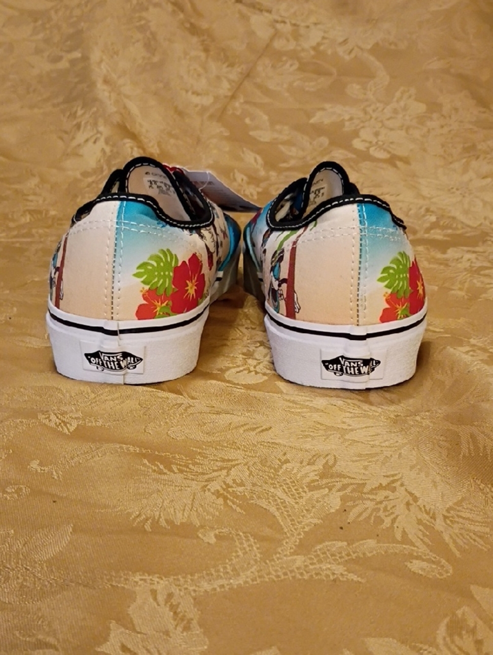 VANS Limited Edition Mickey Mouse Hawaii - Blue/White Men's 8.0 Woman's 9.5 - Picture 6 of 14